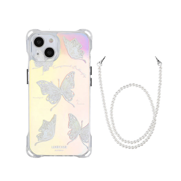 Butterfly Silicone with Optional Chain Strap, Full Coverage