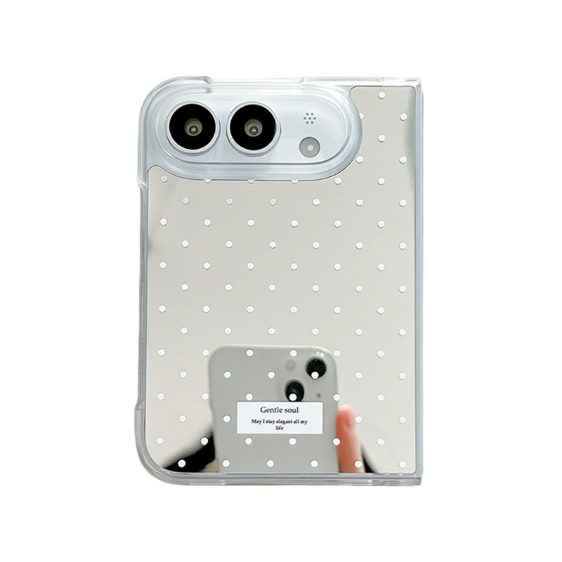 ホワイトドット・ミラー(ケース単品)のiPhone Duoケース