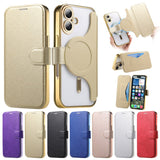 MagSafe対応手帳型iPhoneケース クリア背面・カード収納・スタンド機能付き 全7色