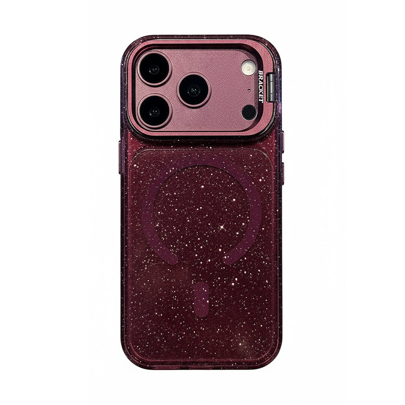 グリッター メタルスタンド iPhoneケースの商品画像 2
