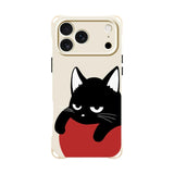 黒猫デザイン iPhoneケースの全体イメージ
