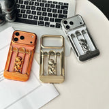 くり抜き天使デザインiPhoneケースの側面と質感