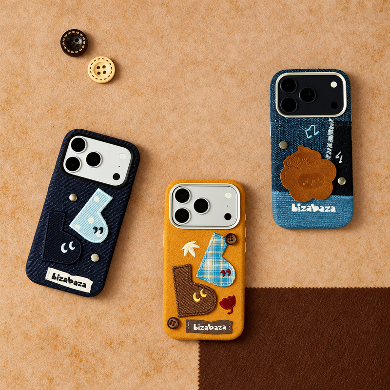 パッチワーク iPhoneケース 3柄