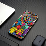ヴィンテージ群像アート iPhoneケース SKU-10