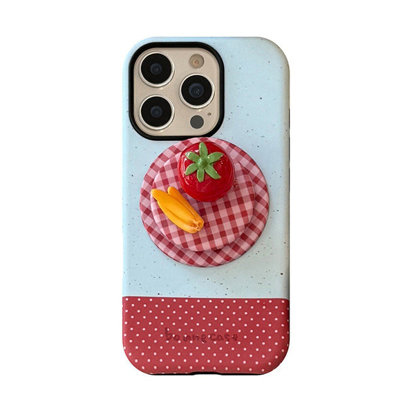 MagSafe Compatible 3D Fruit Stand iPhone Case
