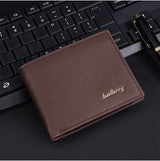 オープンポケット レザー調二つ折り財布 詳細画像 5