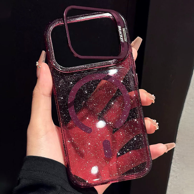 グリッター メタルスタンド iPhoneケースの商品画像 7