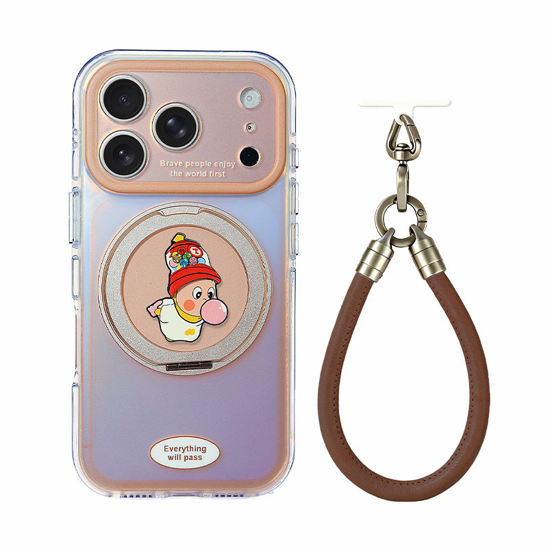 立体モチーフ iPhoneケースの側面ディテール