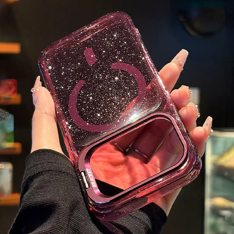 グリッター メタルスタンド iPhoneケースの商品画像 8