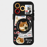 キャットコラージュ リングスタンド iPhoneケース 商品参考画像 4