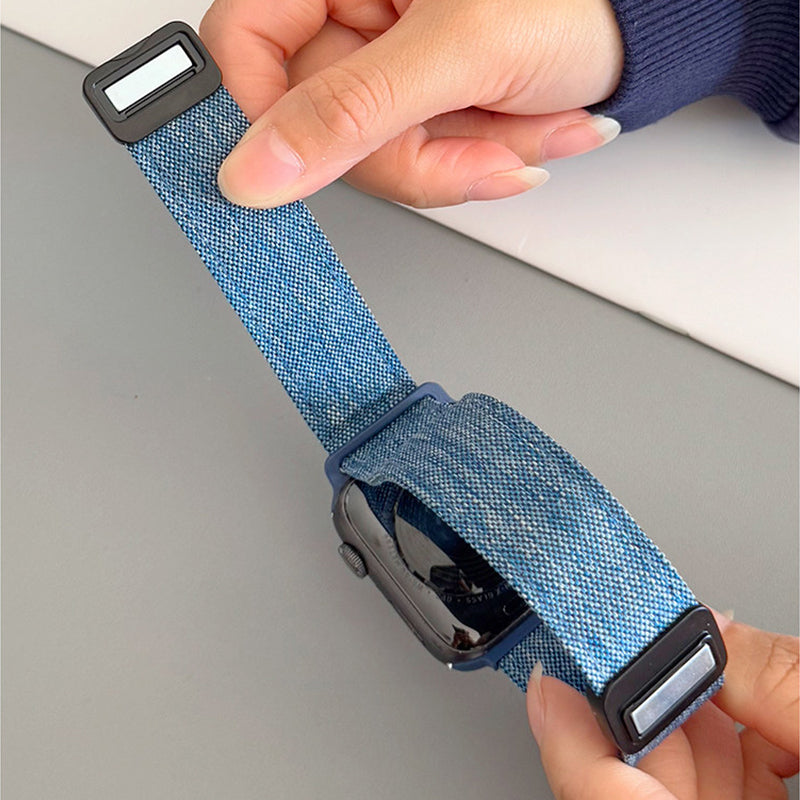 リネン調 ナイロン マグネット Apple Watchバンド 詳細画像 5