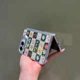 油絵風花柄iPhone Duoケースのデザイン・使用イメージ 6