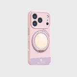 iPhone ケース シリコン リングスタンド サンドピンク 単品 全包耐衝撃 韓国風