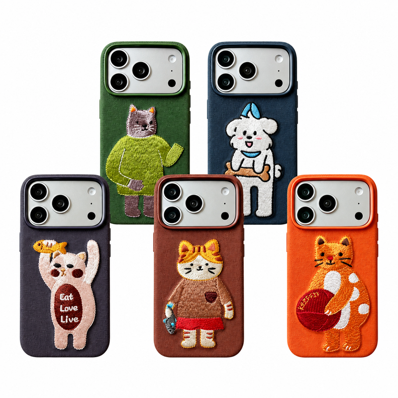 刺繍アニマル iPhoneケース 商品一覧