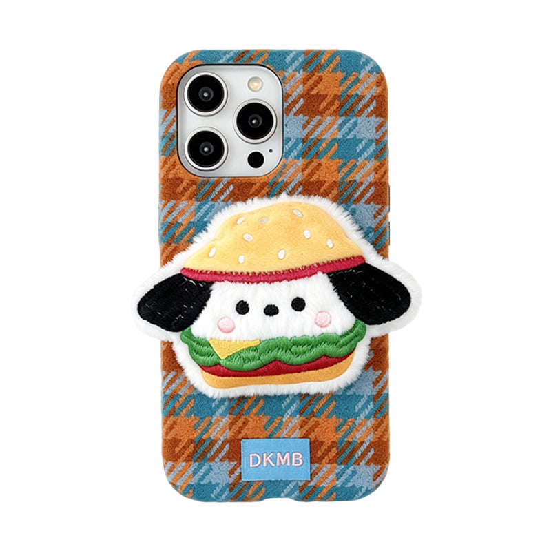 立体ドッグモチーフ チェック iPhoneケース 詳細画像 8