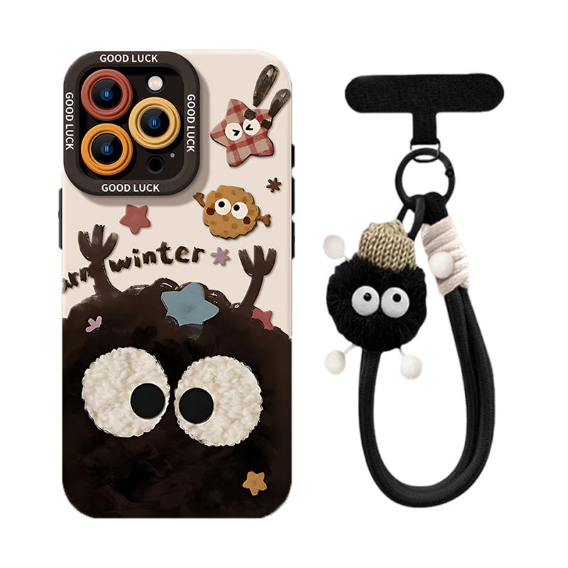 ビッグアイ キャラクター iPhoneケース 白背景商品画像 14