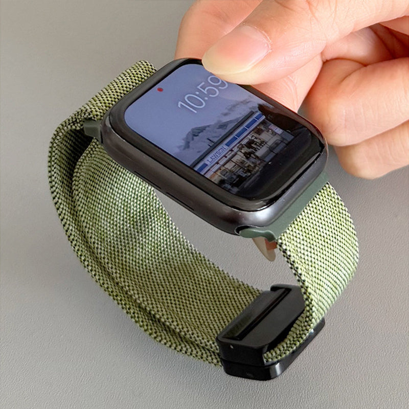 リネン調 ナイロン マグネット Apple Watchバンド 詳細画像 8