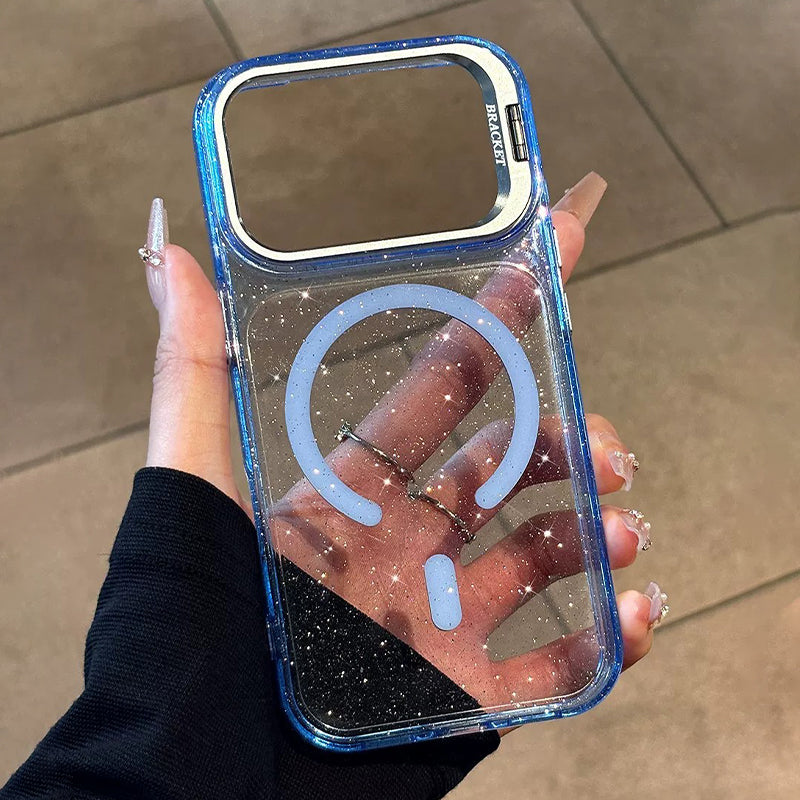 グリッター メタルスタンド iPhoneケースの商品画像 14