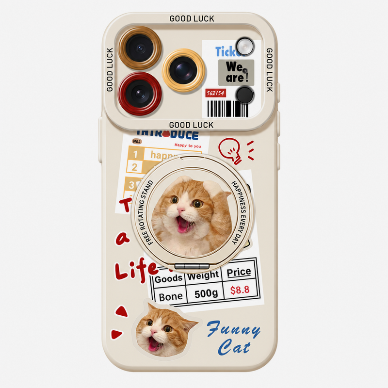 キャットコラージュ リングスタンド iPhoneケース 商品参考画像 9