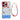 Dog & Apple Motif iPhone Case with Crossbody Shoulder Chain, MagSafe Compatible Clear Phone Case