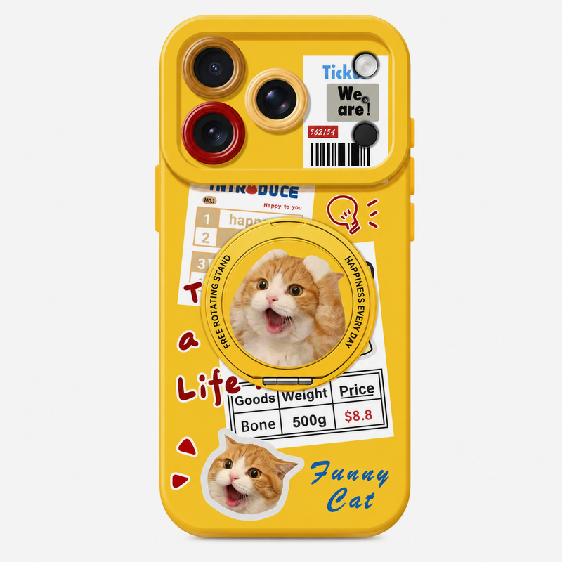 キャットコラージュ リングスタンド iPhoneケース 商品参考画像 11