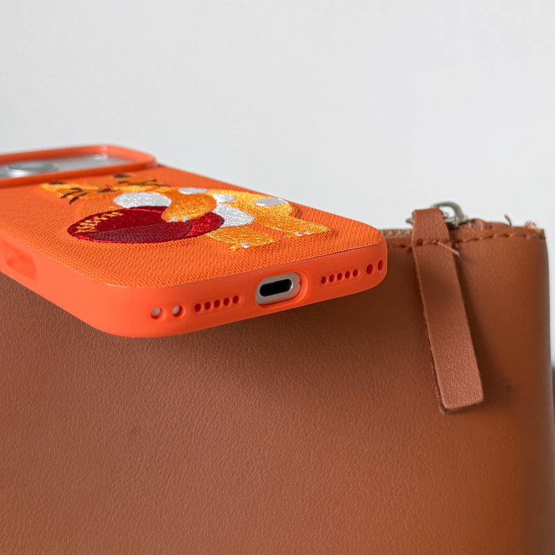 刺繍アニマル iPhoneケース ディテール 10