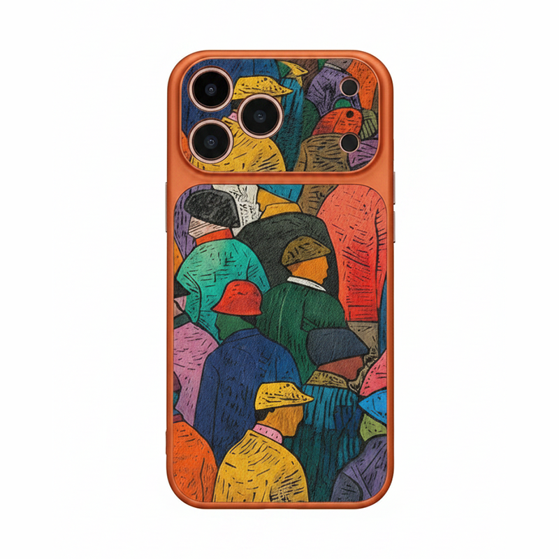 ヴィンテージ群像アート iPhoneケース バリエーション画像