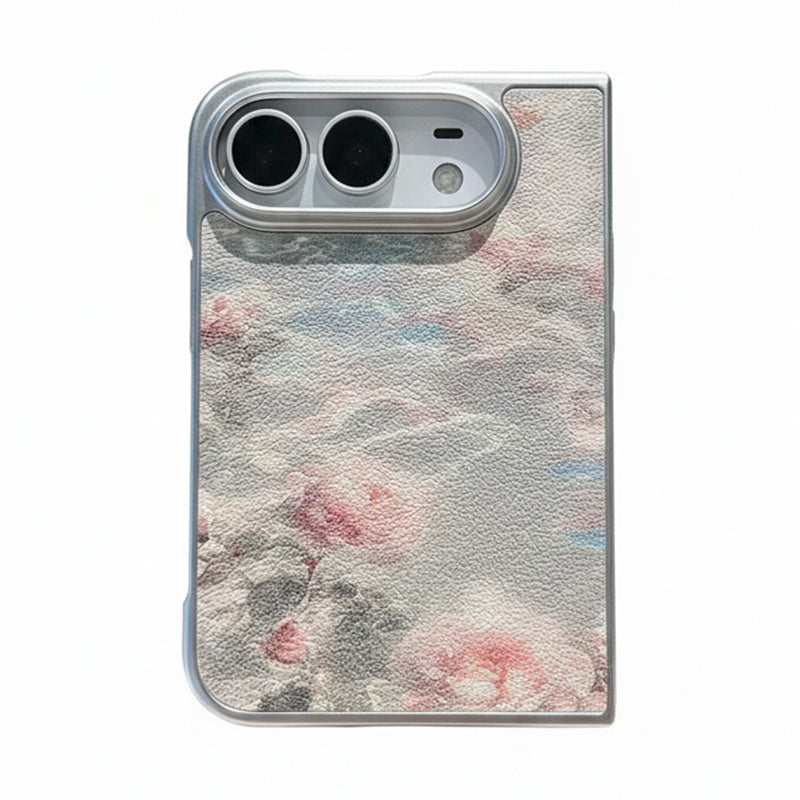 油絵風花柄iPhone Duoケースのデザイン・使用イメージ 14