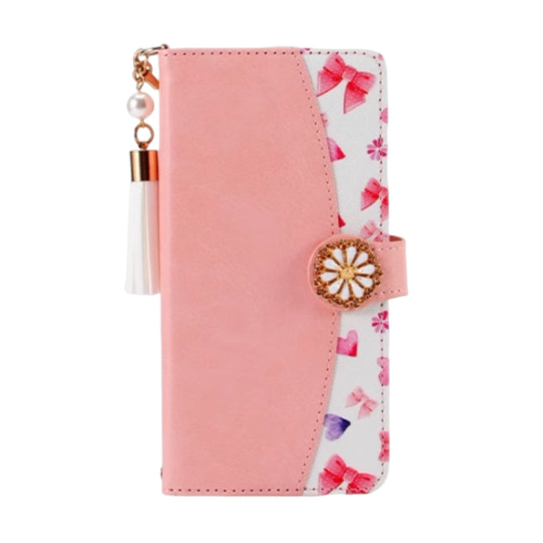 Faux Leather Tassel iPhone Flip Case