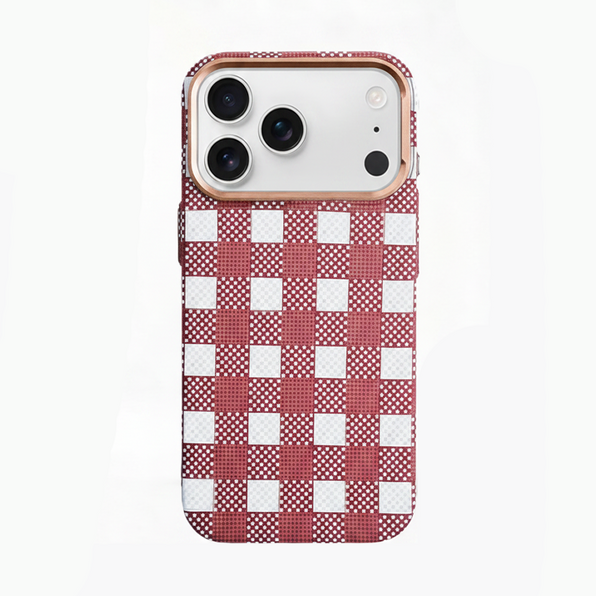 Braided Check iPhone Case MagSafe