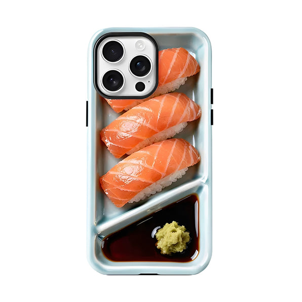 iPhone Case MagSafe Compatible Salmon Sushi Matte Glossy 17 Pro Max 16 15 14 13 Compatible