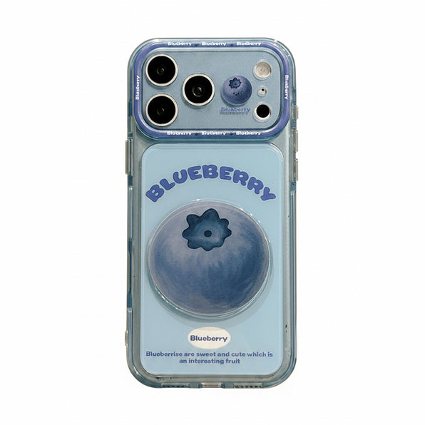 3D Fruit Large Window Clear iPhone Case