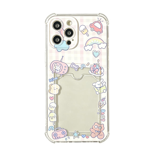 Bear & Rabbit Clear iPhone Case
