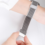 竹繊維混ギンガム Apple Watchバンド 商品参考画像 16