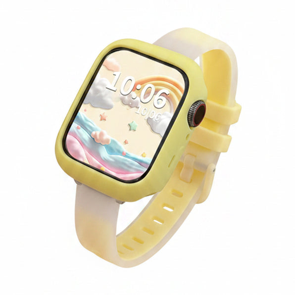 Jelly Color Two-Tone Sheer Apple Watch Band - Available in 9 Colors