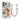 Colorful Dot Mirror iPhone Case with Strap