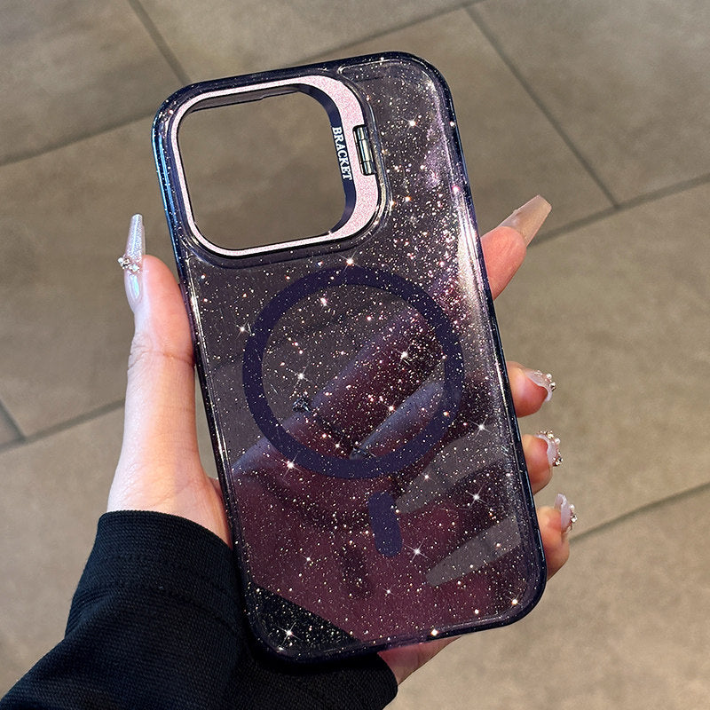 グリッター メタルスタンド iPhoneケースの商品画像 30
