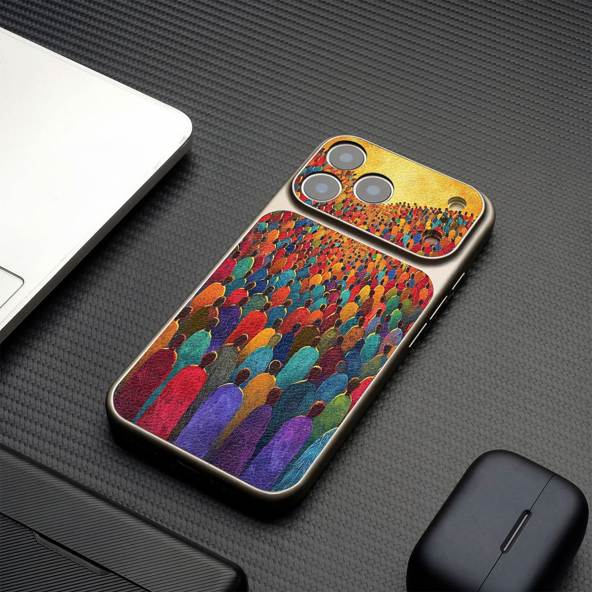 ヴィンテージ群像アート iPhoneケース バリエーション画像