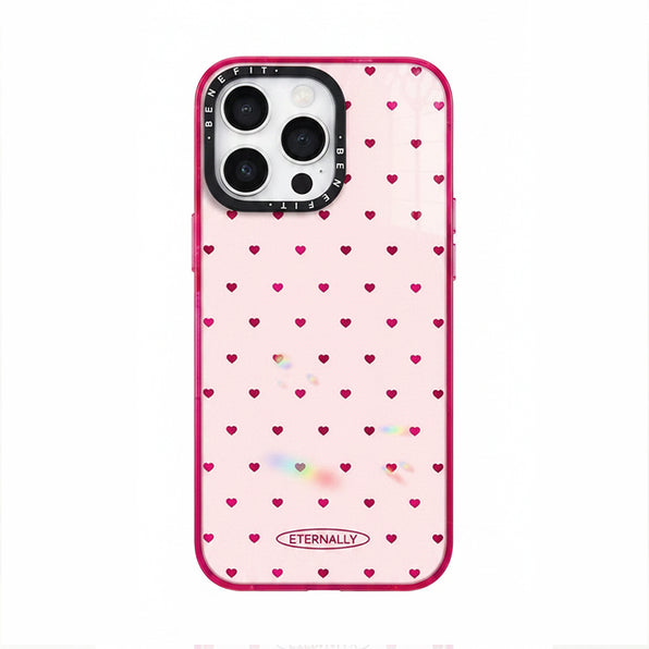 ミニハート総柄 iPhoneケース 商品画像 1