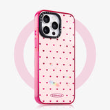 ローズ ミニハート総柄 iPhoneケース
