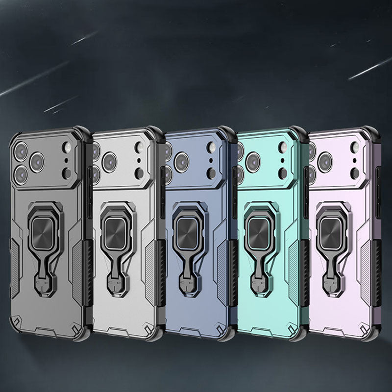 カード収納付きiPhoneケース|手首ストラップ×レザー