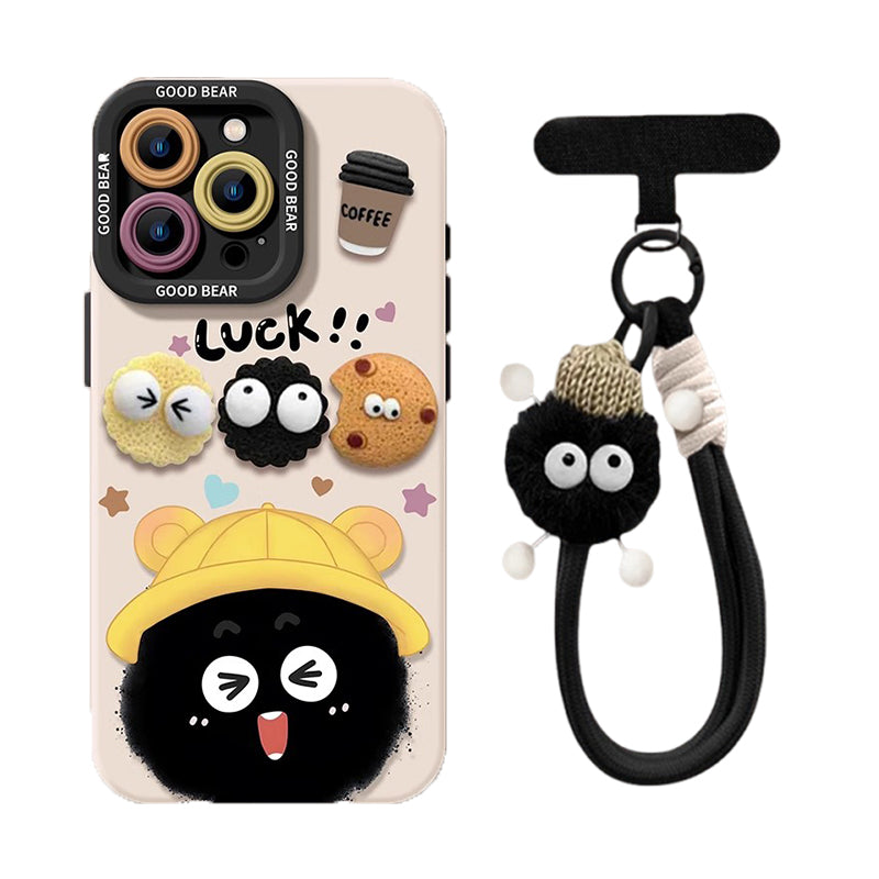 ビッグアイ キャラクター iPhoneケース 白背景商品画像 08
