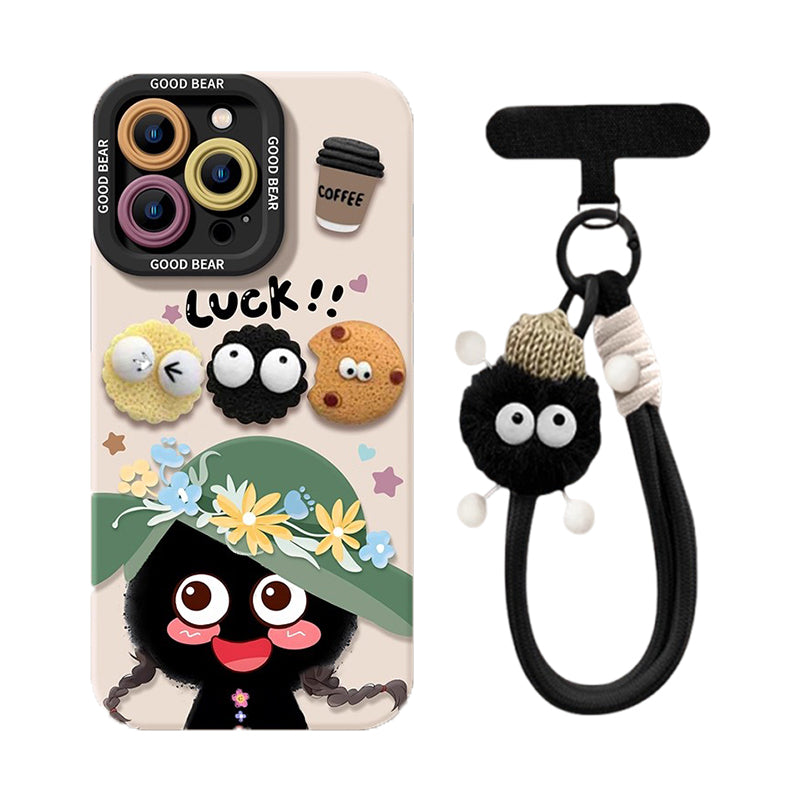 ビッグアイ キャラクター iPhoneケース 白背景商品画像 10