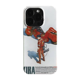 イラスト&カバーアート iPhoneケース バイク(レッド) 装着イメージ