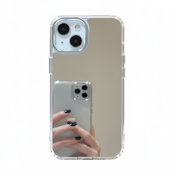 Simple Shockproof Phone Case with Back Mirror
