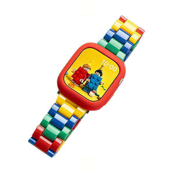 Block-Style Colorful Design Apple Watch Case & Band Set