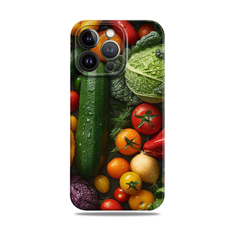 野菜フードデザインiPhoneケースフィルム加工スマホケース