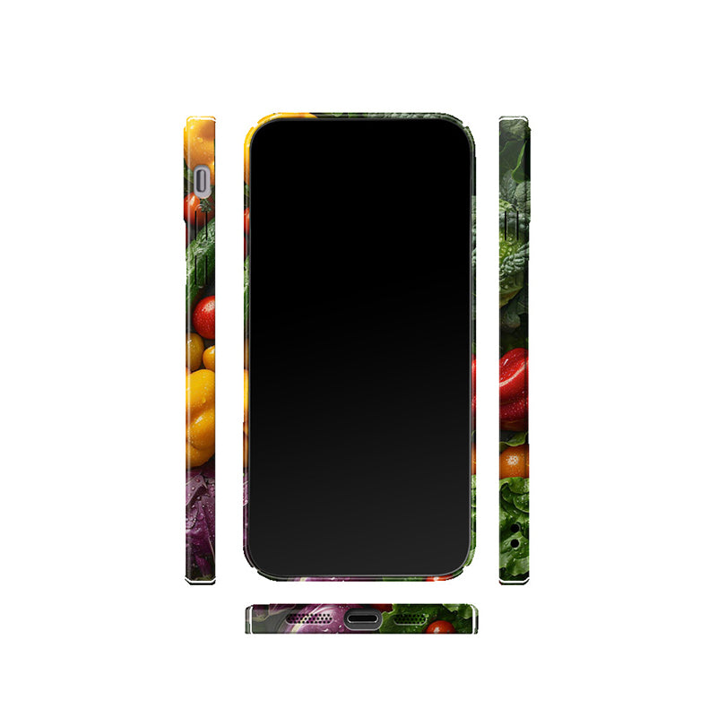 野菜フードデザインiPhoneケースフィルム加工スマホケース