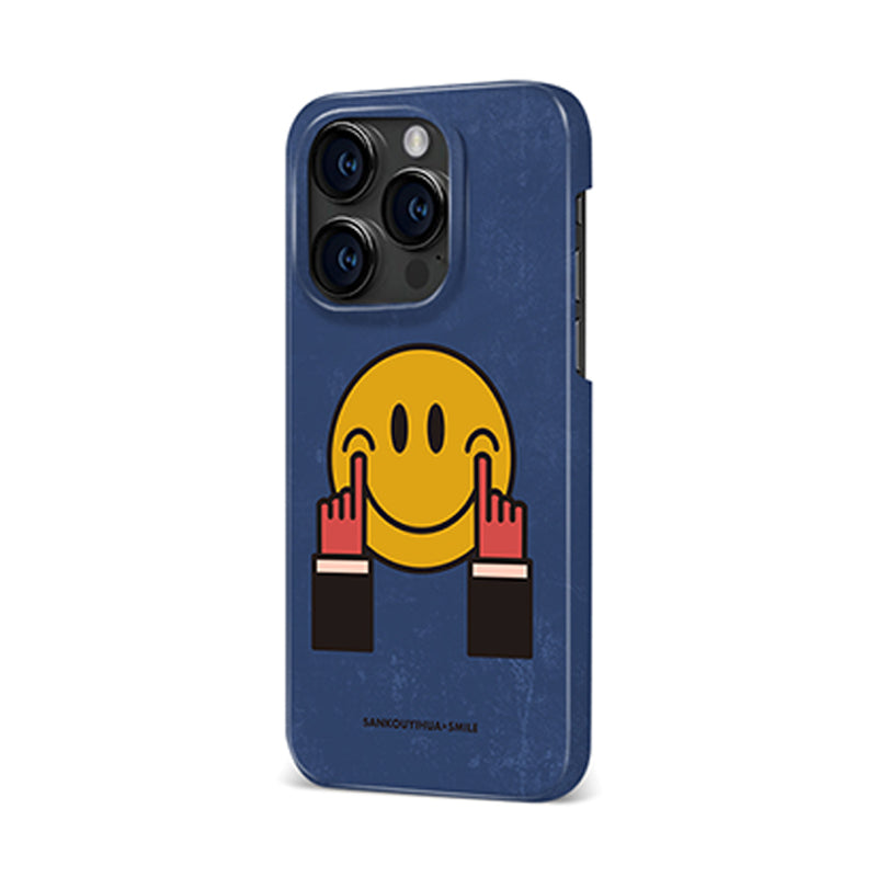 「iPhone17ケース 新入荷」可愛い癒し系スマイリーフェイススマホケース