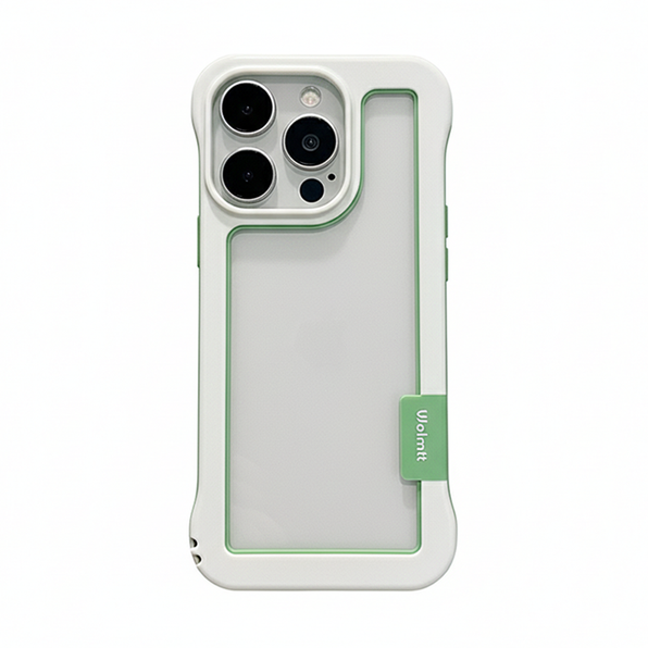 Stylish Two-Tone Bumper Case with Heat Dissipation, Backless Smartphone Case (6 Colors Available)
